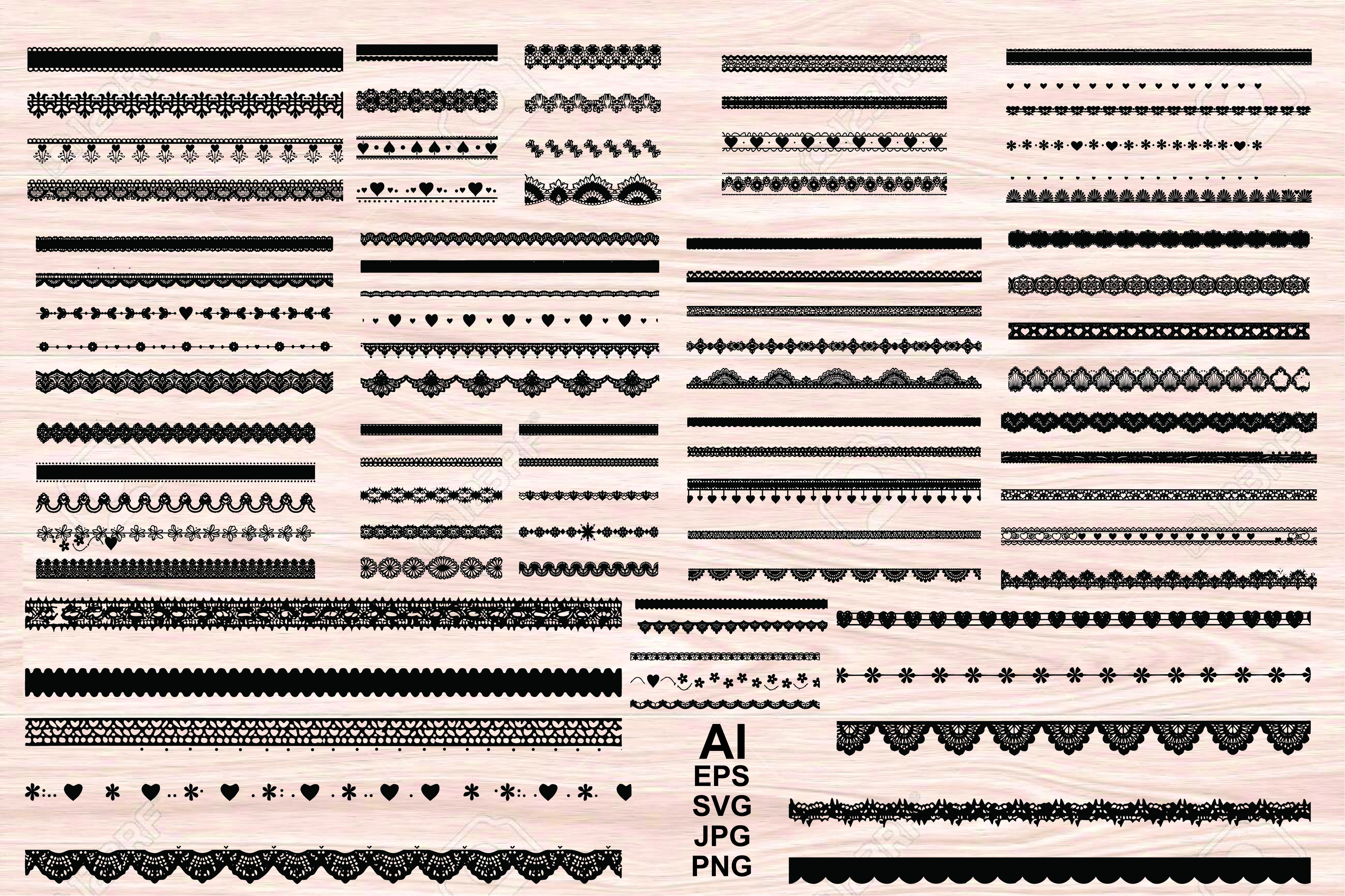 Trim Lace Pattern Set