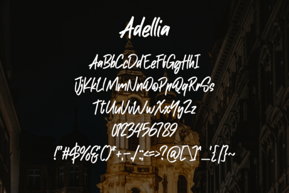Adellia Font - Preview 1