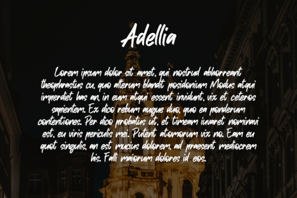 Adellia Font - Preview 2