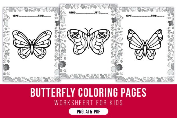 Butterfly Coloring Pages – Fun Printable