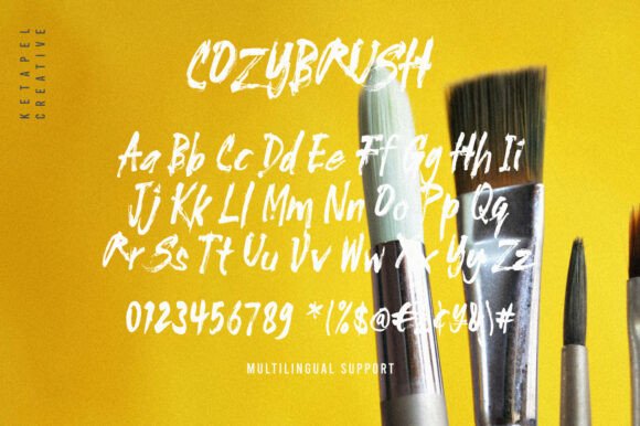 Cozybrush Font - Preview 4