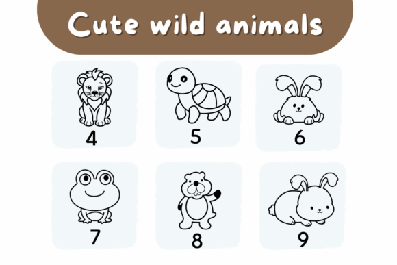 Cute Wild Animals Font - Preview 3