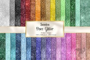 Disco Glitter Digital Paper Graphic by Digital Curio · Creative Fabrica