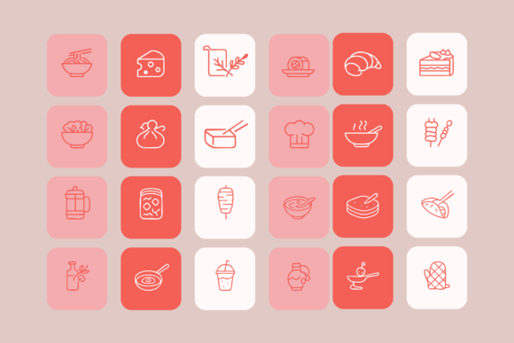 Foodiesnacksdoodle Font PNG with transparent background - Preview 2