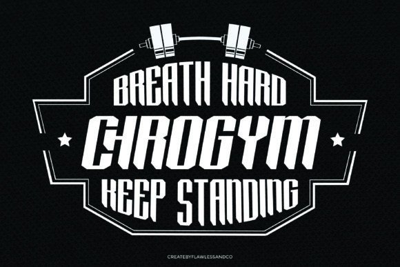 Gelathic Font PNG with transparent background - Preview 3