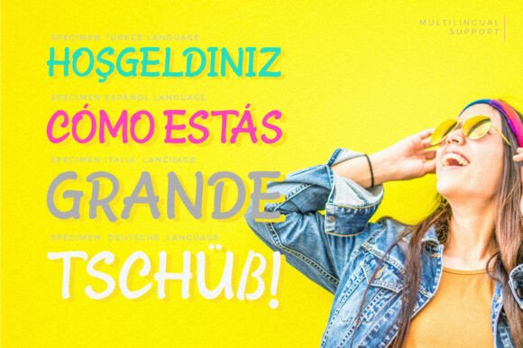 Gellosia Font PNG with transparent background - Preview 2