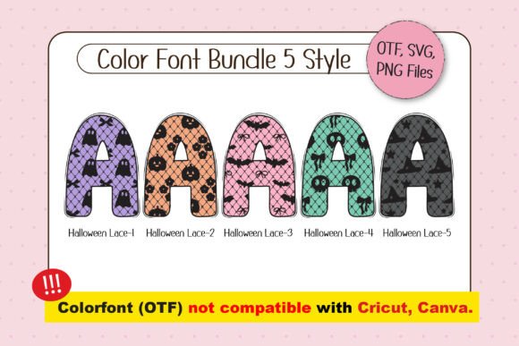 Halloween Lace Font - Preview 1