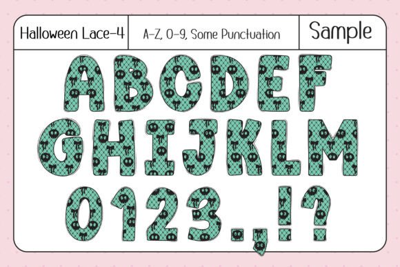 Halloween Lace Font - Preview 5