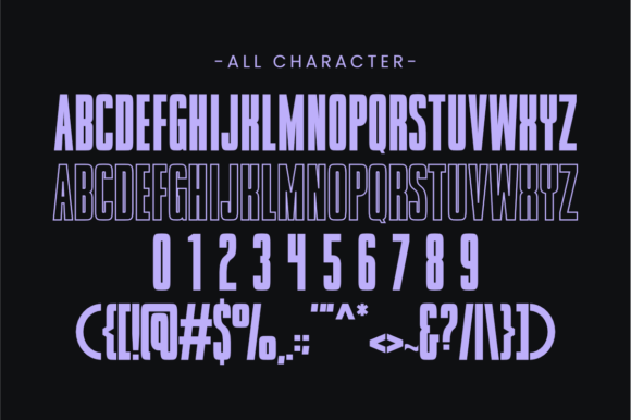 Herbivora Font PNG with transparent background - Preview 1