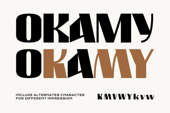 Hero Kawig Font PNG with transparent background - Preview 2