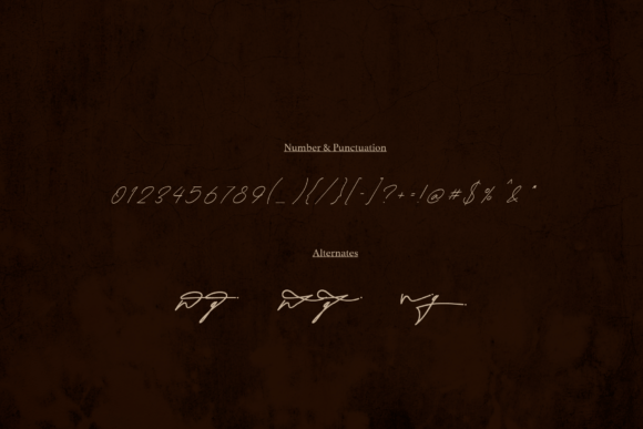 Jejak Rupa Font PNG with transparent background - Preview 4