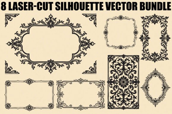 LaserCutFloralMandalaVectors
