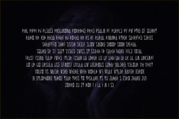 Megalomaniac Font PNG with transparent background - Preview 4
