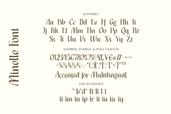 Minelle Font PNG with transparent background - Preview 3