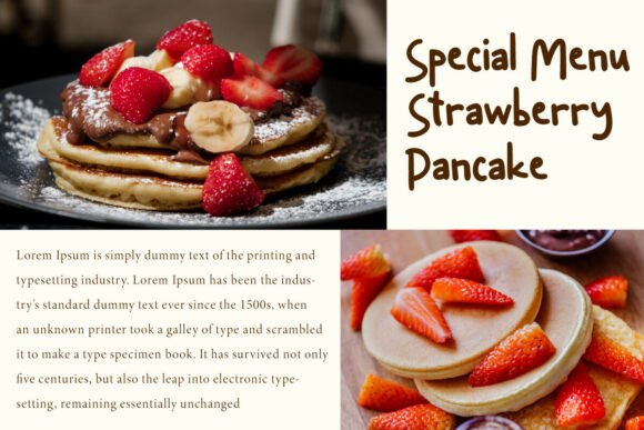 Morning Bakery Font PNG with transparent background - Preview 4