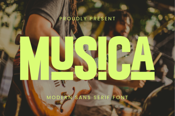 Musica Sans Serif Font By Funtype Co.