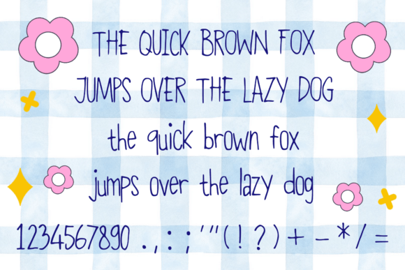 Skinny Handwriting Font PNG with transparent background - Preview 3