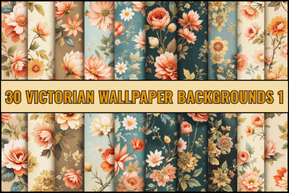 30 Victorian Wallpaper Backgrounds 1