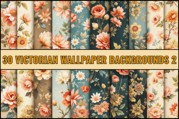 30 Victorian Wallpaper Backgrounds 2