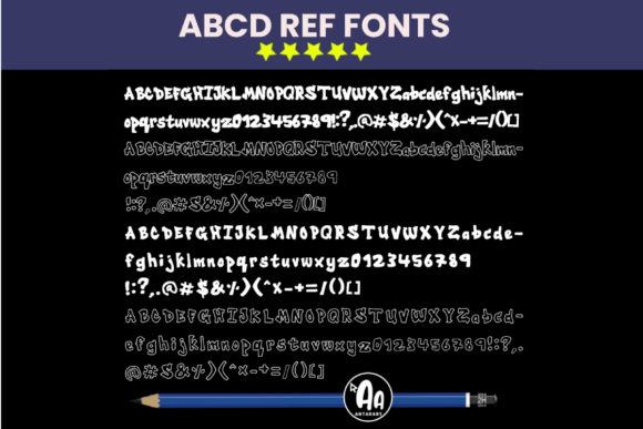 Abcd Ref Graffiti Font - Preview 1