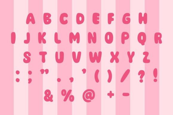 Barbielove Regular Font PNG with transparent background - Preview 3