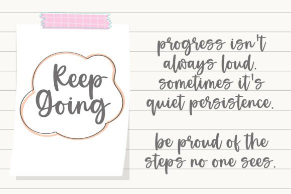 Berrynotes Font - Preview 1