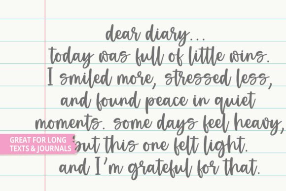 Berrynotes Font - Preview 2