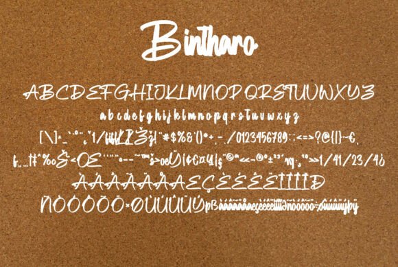 Bintharo Font - Preview 5
