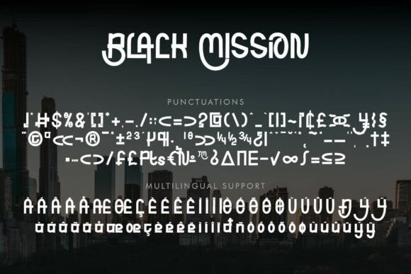 Black Mission Font - Preview 5