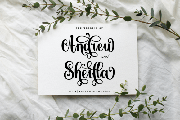 Black Stylish Font - Preview 2
