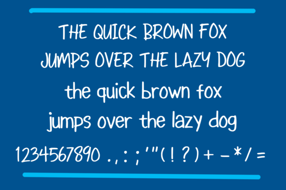 Boys Writing Font - Preview 3