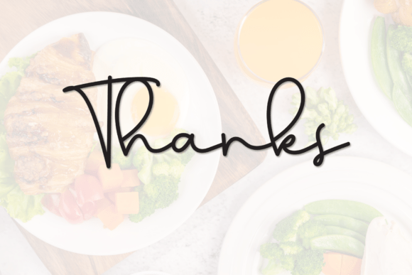 Breakfast Font - Preview 5