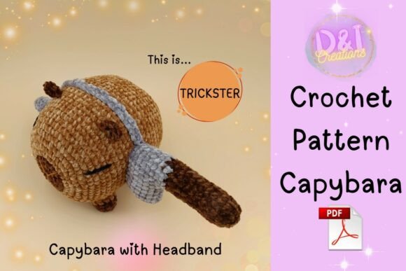 Capybara Crochet Pattern PDF Amigurumi