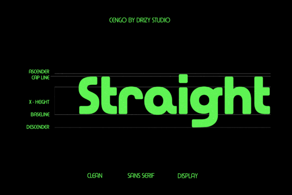 Cengo Regular Font - Preview 2