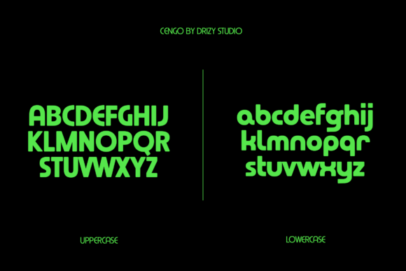 Cengo Regular Font - Preview 3