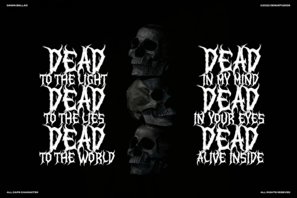 Dawn Ballad Font - Preview 3