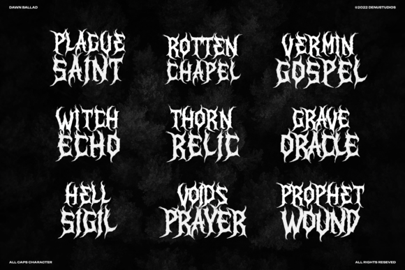 Dawn Ballad Font - Preview 5
