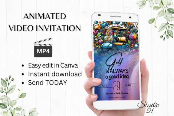 Digital Golf Invitation
