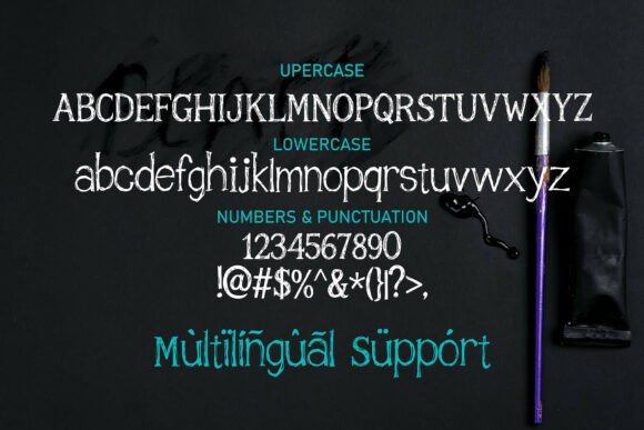 Distort Lines Font - Preview 1