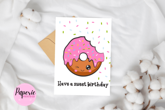 Donut Birthday Greeting Card