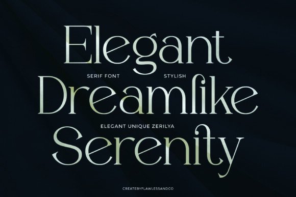 Gevilra Font Font Font - Preview 1