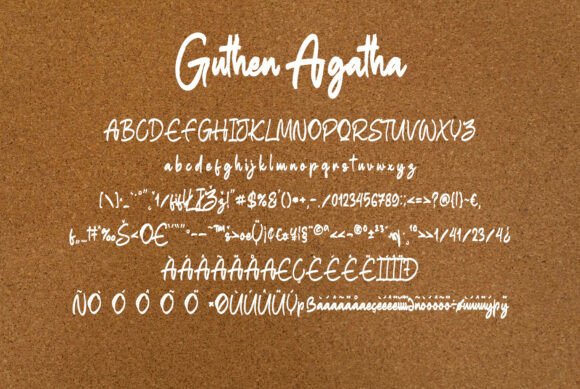 Guthen Agatha Font - Preview 6