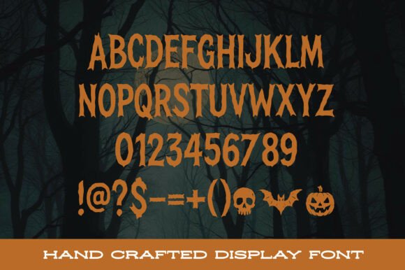 Halloweenhaunt Font PNG with transparent background - Preview 1