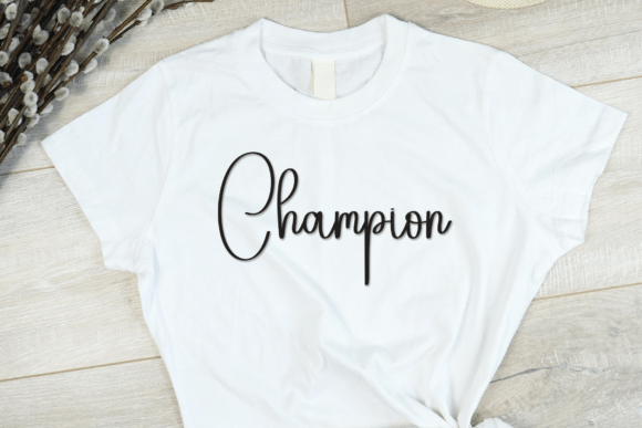 Happy Calligraphy Font PNG with transparent background - Preview 1