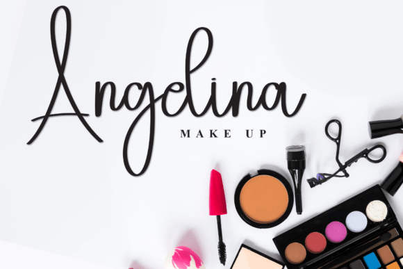 Happy Calligraphy Font PNG with transparent background - Preview 2