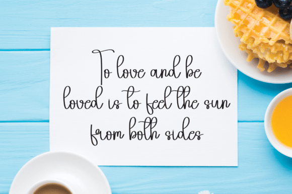 Happy Calligraphy Font PNG with transparent background - Preview 3