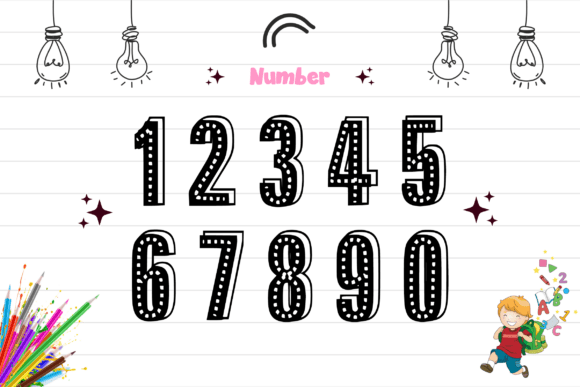 Happygirl Regular Font PNG with transparent background - Preview 4