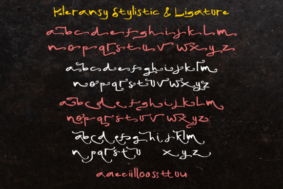 Kleransy Regular Font - Preview 5
