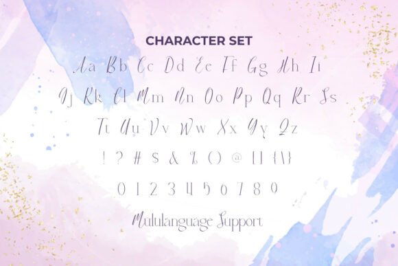 Lavendra Font PNG with transparent background - Preview 5