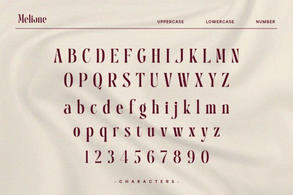 Melione Font PNG with transparent background - Preview 5